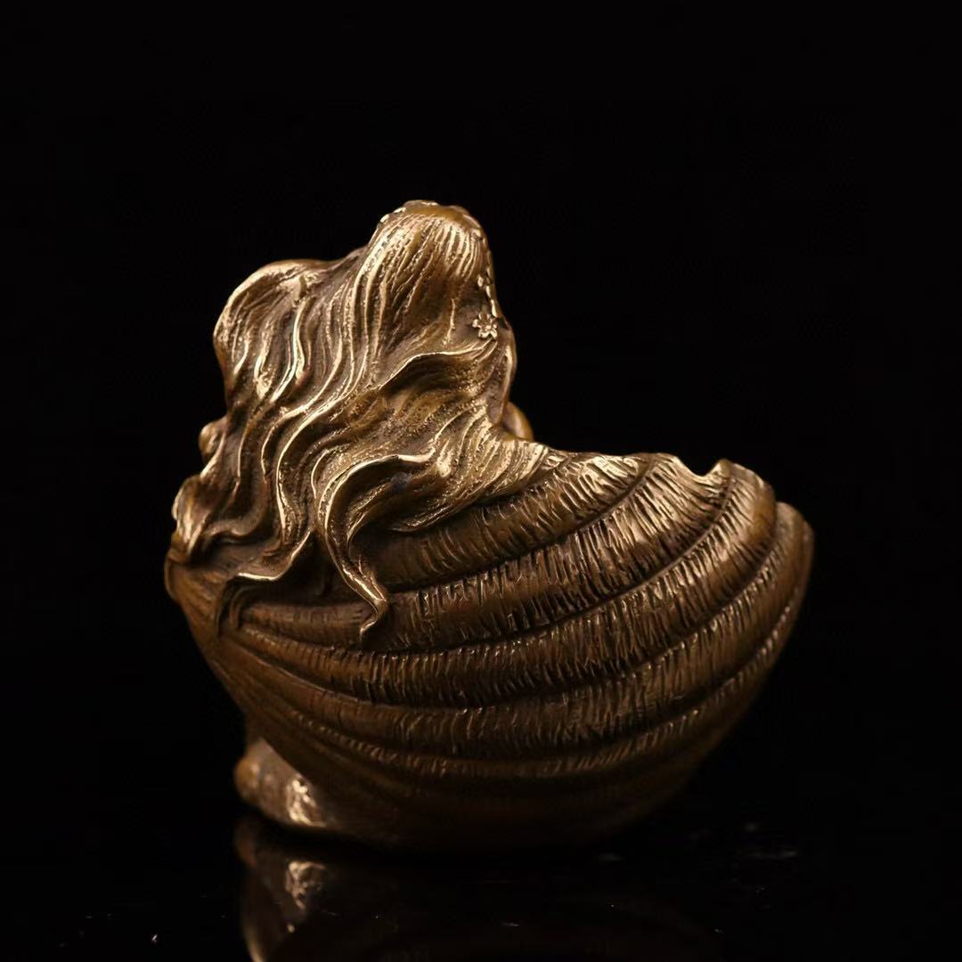 Antique Brass Mermaid Statue S - Jewelry Making Desk recensie en prijs