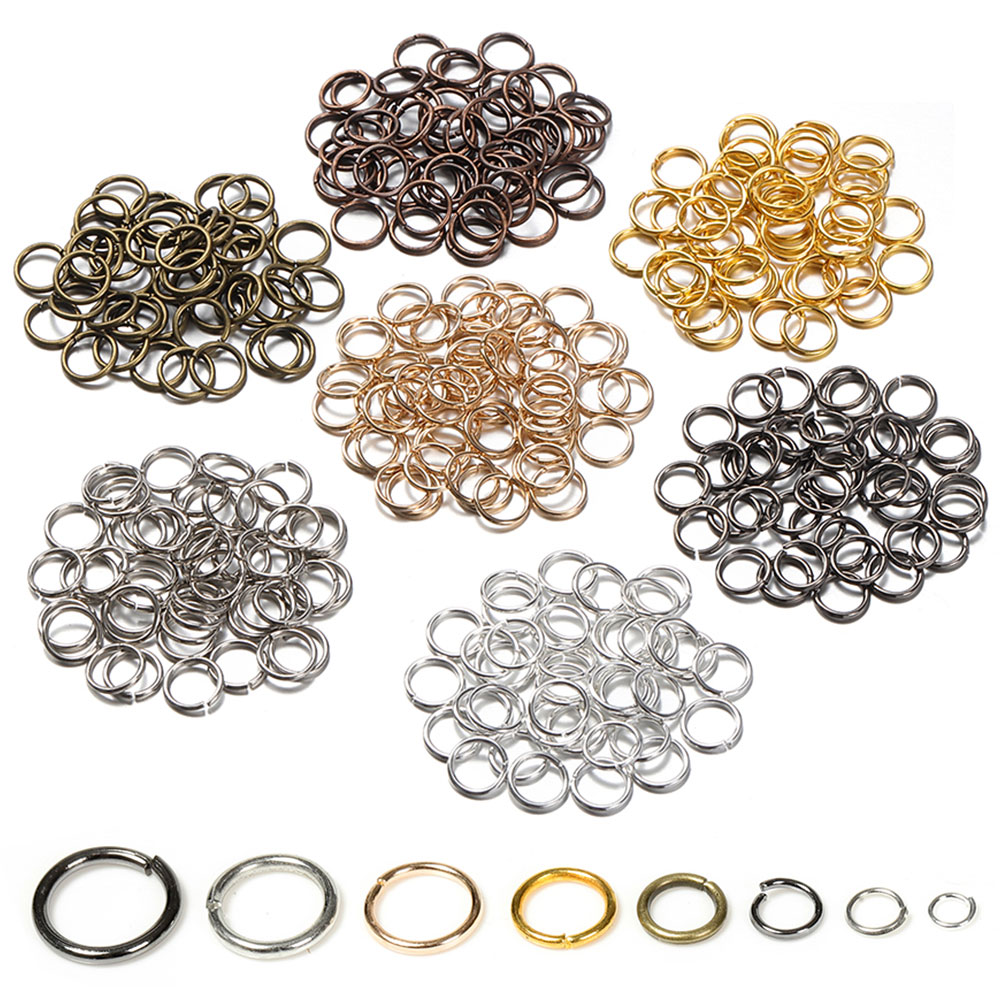 200pcs 3/4/5/6/7/8/10/12mm Met - Jewelry Making Jump Rings recensie en prijs