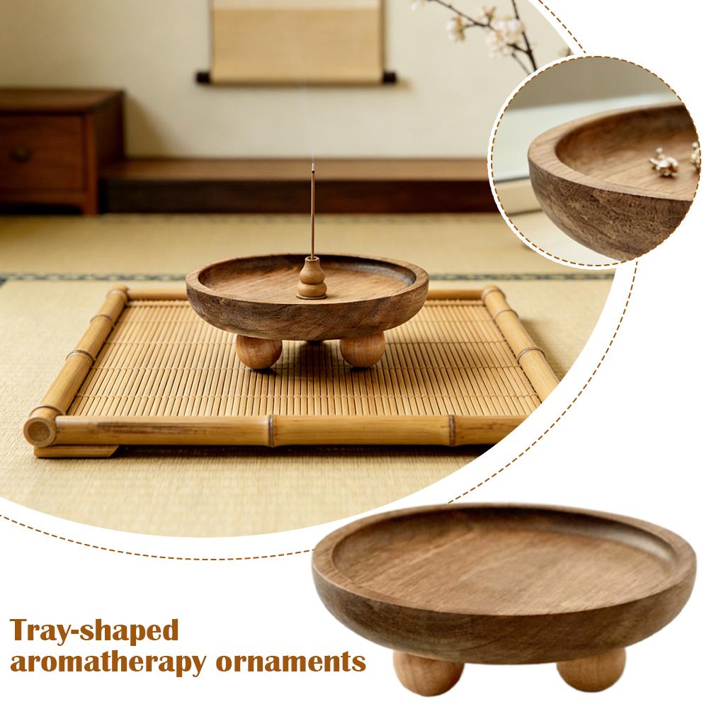 Round Solid Wood Tray Key Jewe - Jewelry Making Desk recensie en prijs