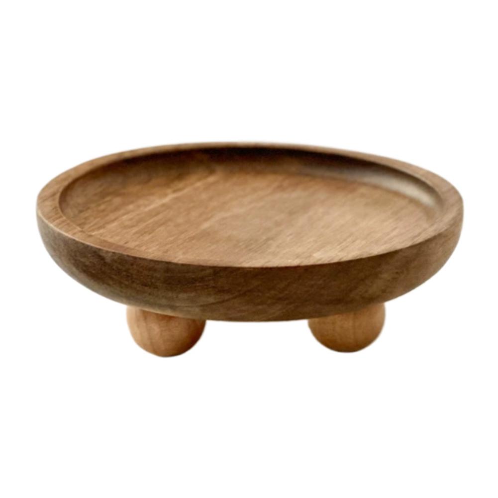 Round Solid Wood Tray Key Jewe - Jewelry Making Desk recensie en prijs