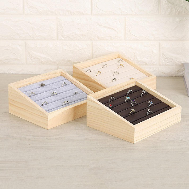 1pc Wood Jewelry Display Tray  - Jewelry Making Desk recensie en prijs