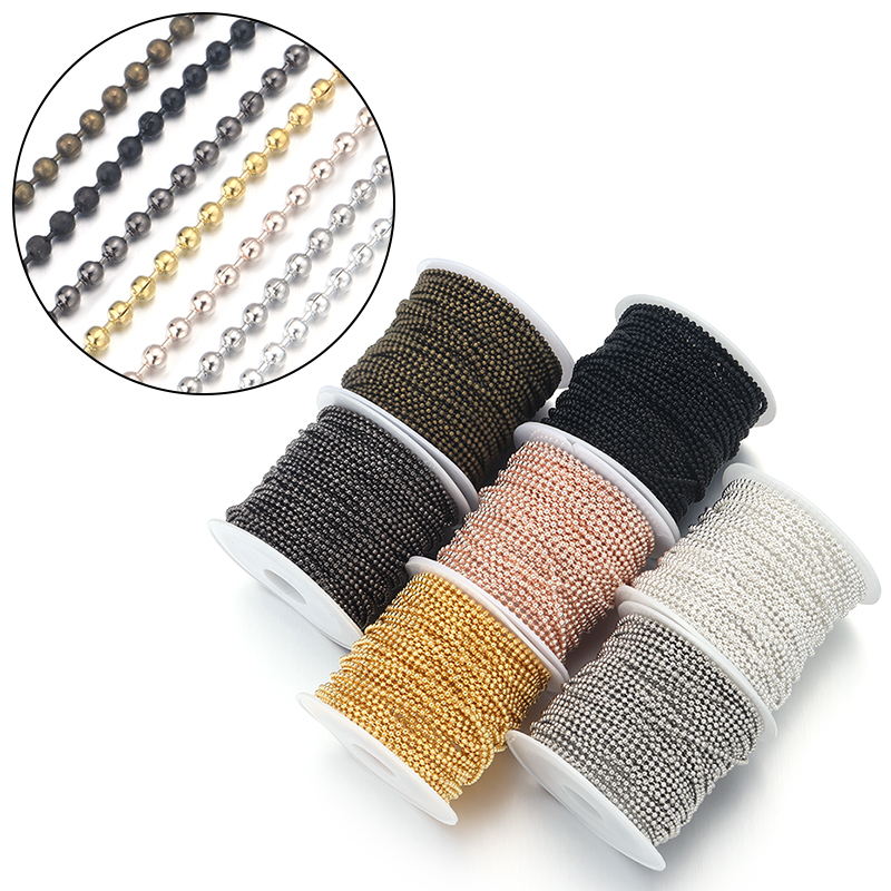 10yards/roll 1.5/2/2.4mm Metal - Jewelry Making Materials Wholesale recensie en prijs