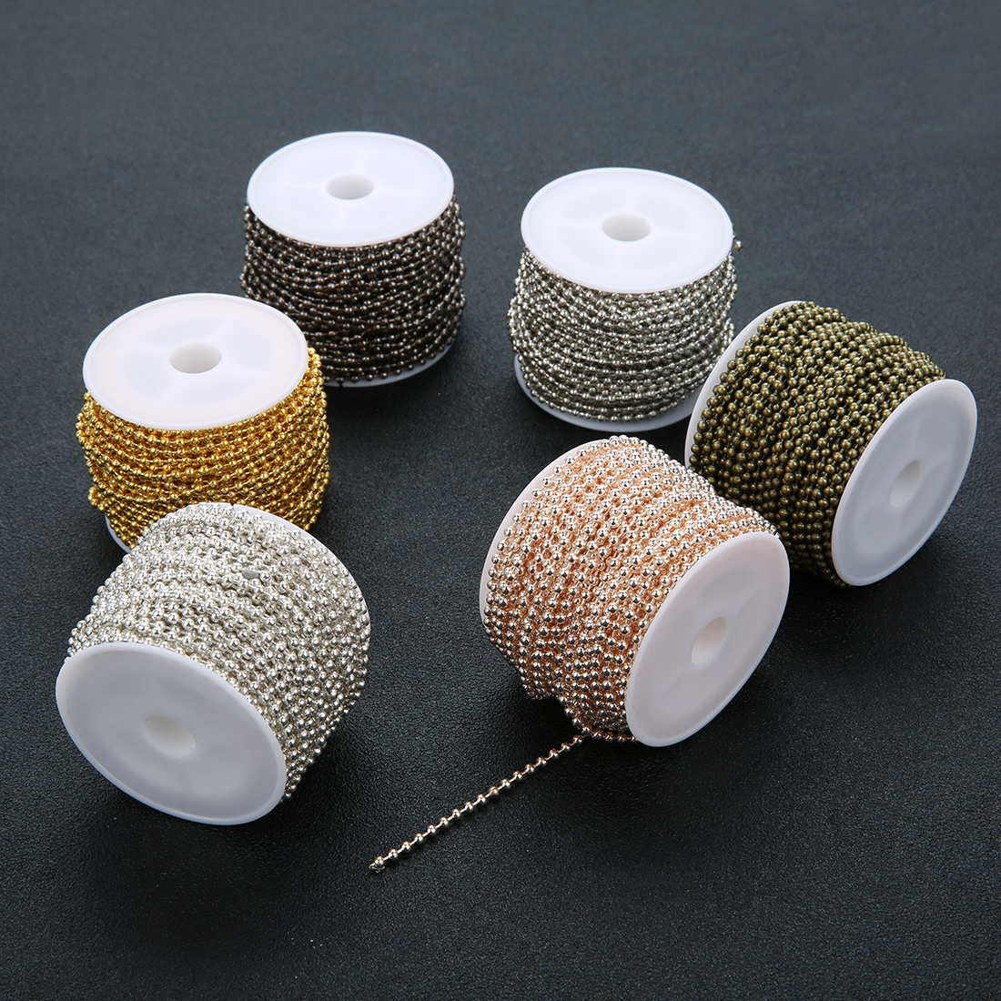10yards/roll 1.5/2/2.4mm Metal - Jewelry Making Materials Wholesale recensie en prijs