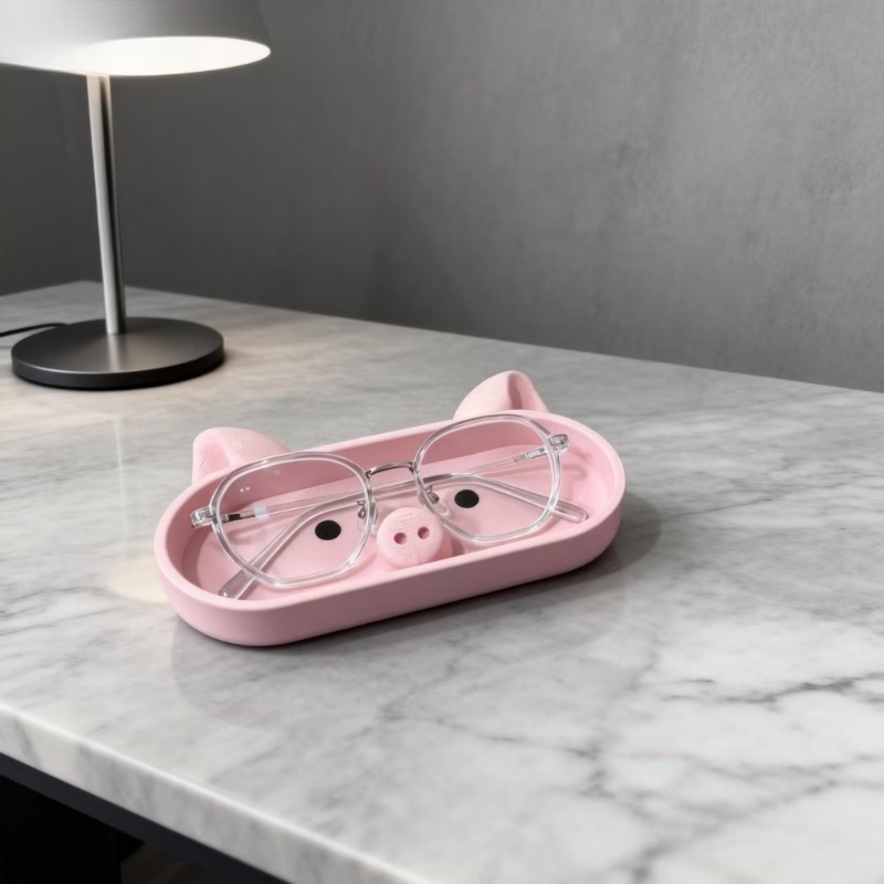 Pink pig shaped storage tray s - Jewelry Making Desk recensie en prijs