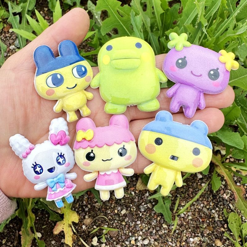 45mm Cartoon Tamagotchi double - Jewelry Making Tools And Supplies recensie en prijs
