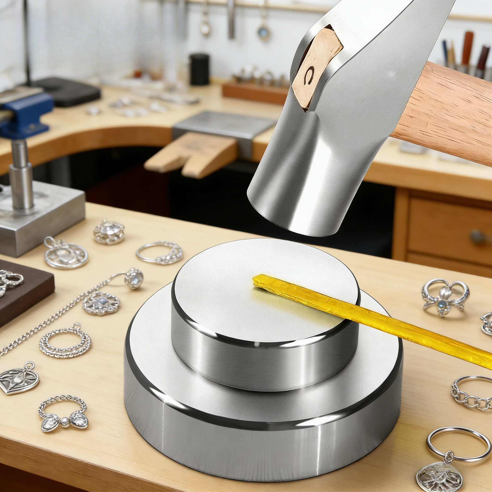 Heavy Duty Steel Bench Block W - Jewelry Making Desk recensie en prijs