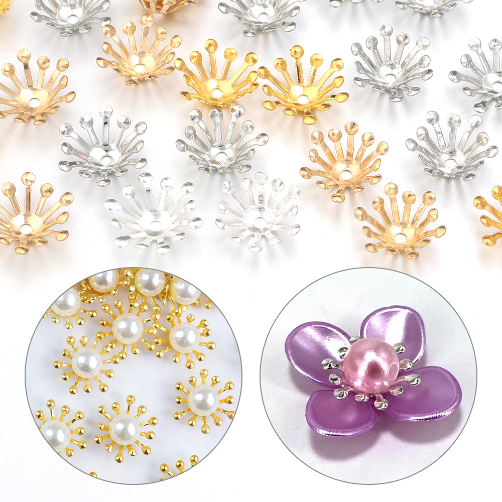 100Pcs Diameter 13MM Gold Colo - Jewelry Making Materials Wholesale recensie en prijs