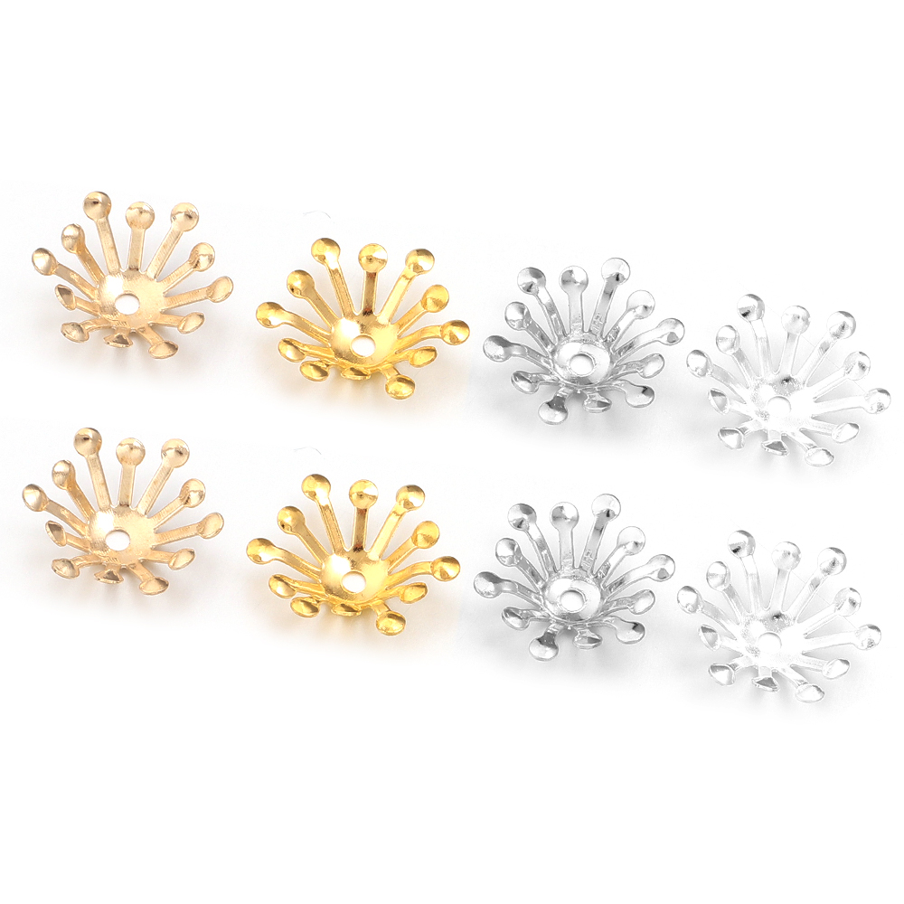 100Pcs Diameter 13MM Gold Colo - Jewelry Making Materials Wholesale recensie en prijs