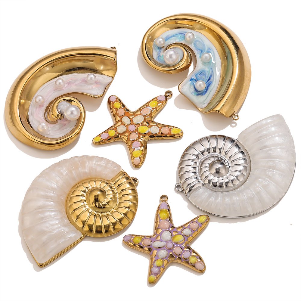 2PCS Pearl Conch Starfish Stai - Jewelry Making Tools And Supplies recensie en prijs