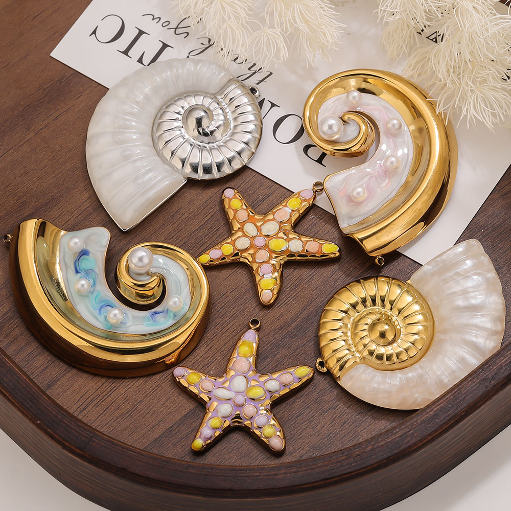 2PCS Pearl Conch Starfish Stai - Jewelry Making Tools And Supplies recensie en prijs