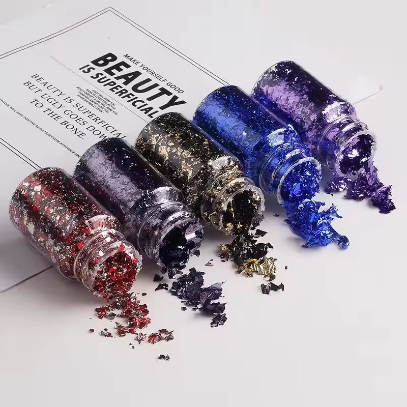 Metallic Foil Flakes Golden Si - Jewelry Making Event recensie en prijs