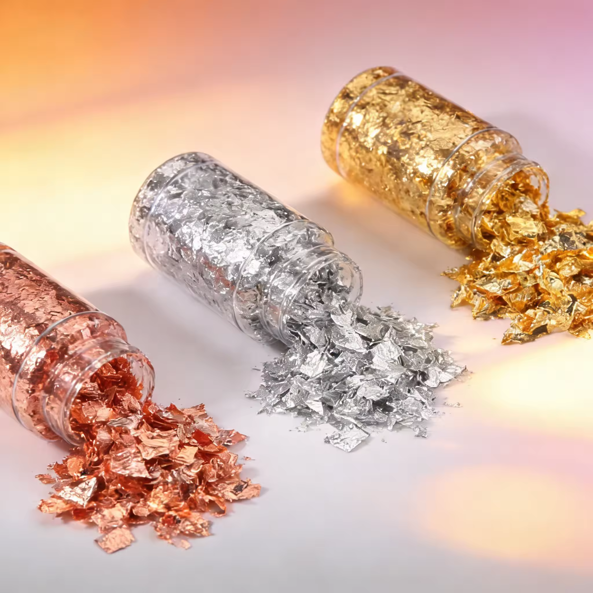 Metallic Foil Flakes Golden Si - Jewelry Making Event recensie en prijs