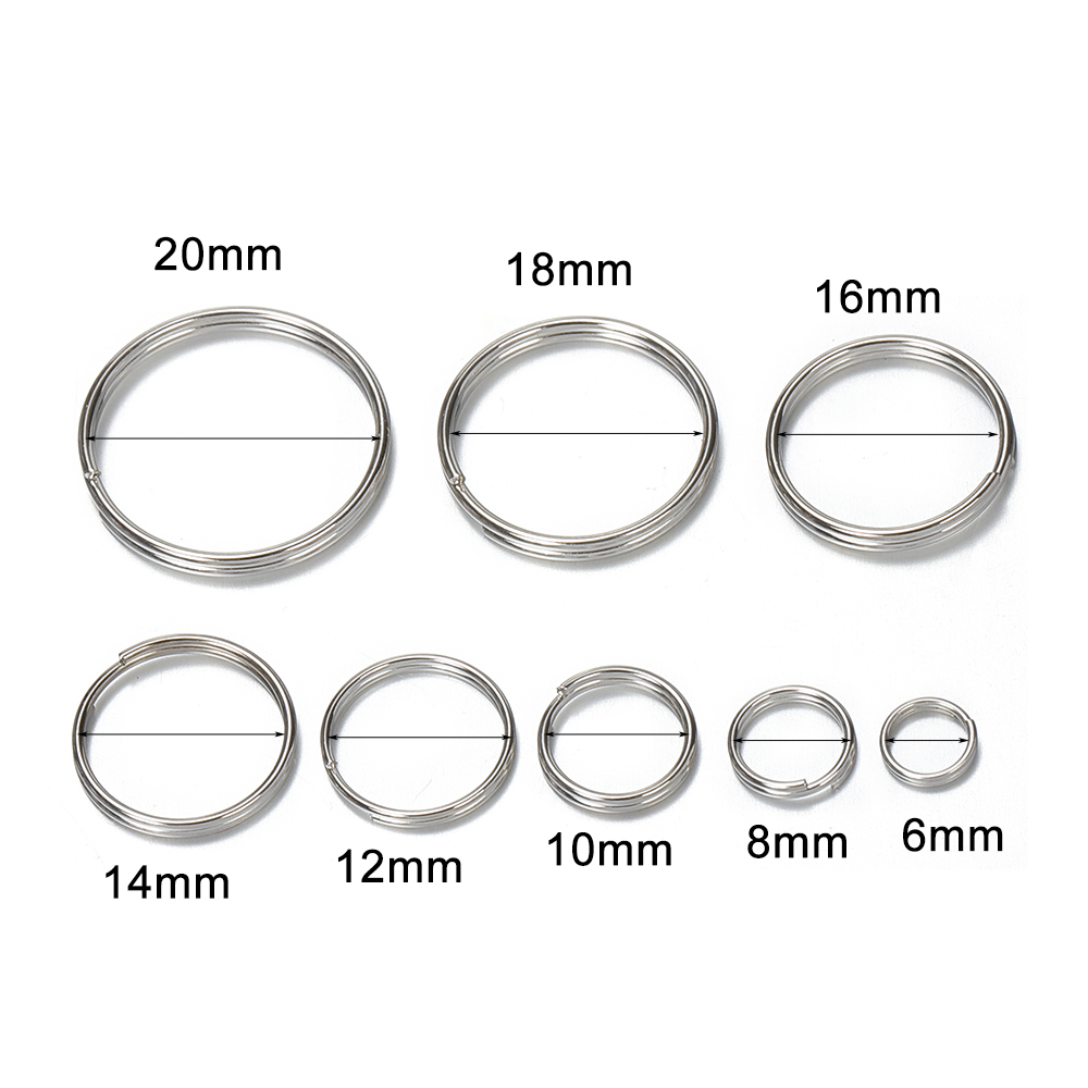 50pcs 6/8/10/12/14/16/18/20mm  - Jewelry Making Jump Rings recensie en prijs