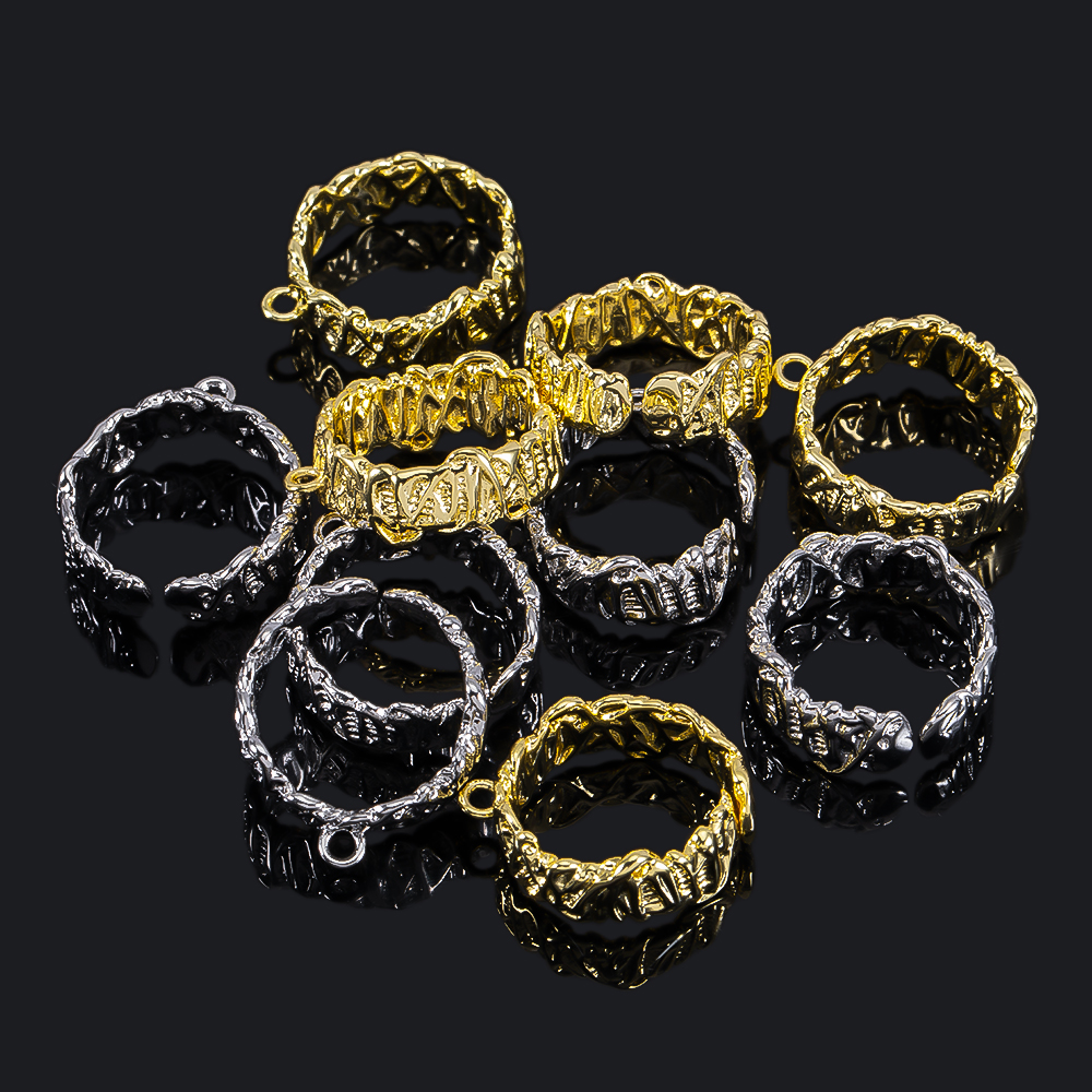 2Pcs Gold Plated Irregular Ope - Jewelry Making Materials Wholesale recensie en prijs