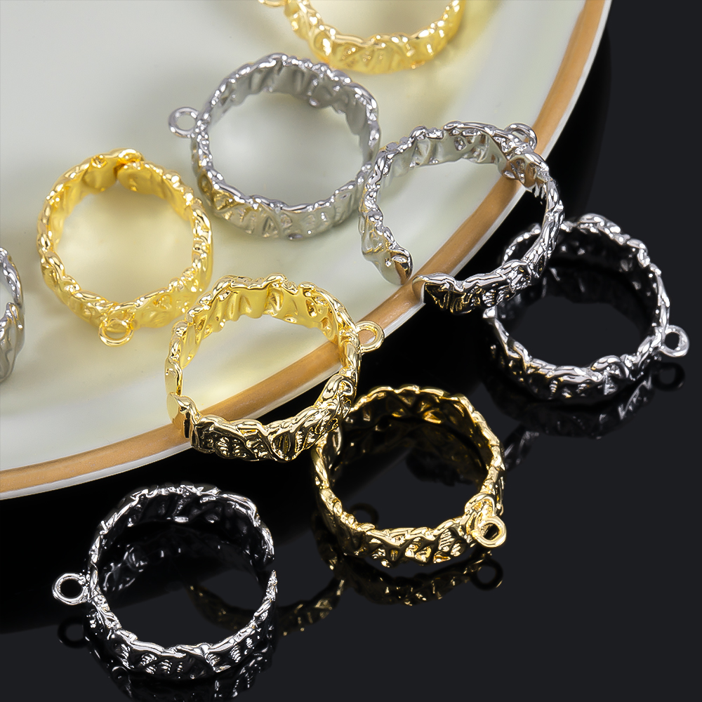 2Pcs Gold Plated Irregular Ope - Jewelry Making Materials Wholesale recensie en prijs