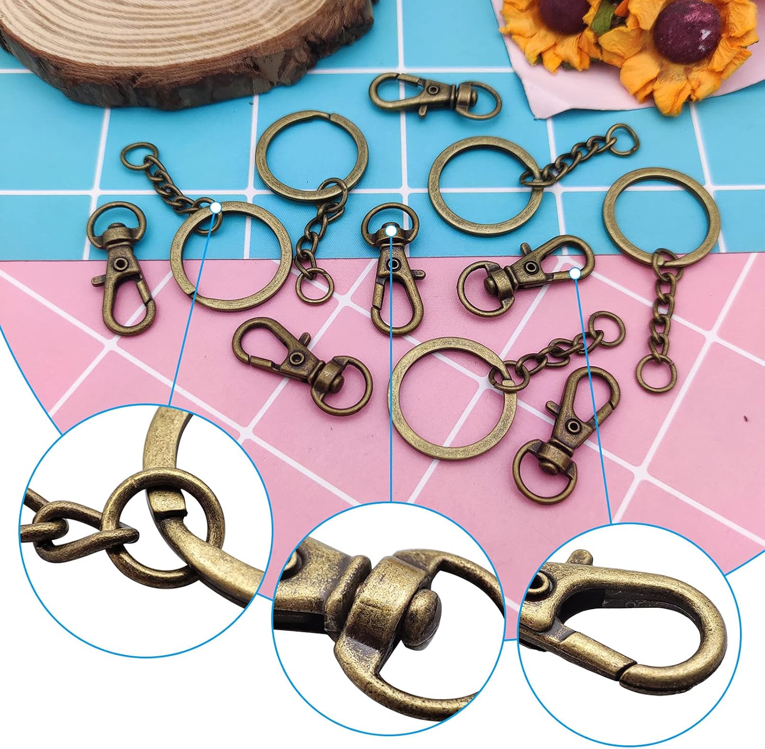 15/30 Set Swivel Lobster Clasp - Jewelry Making Jump Rings recensie en prijs