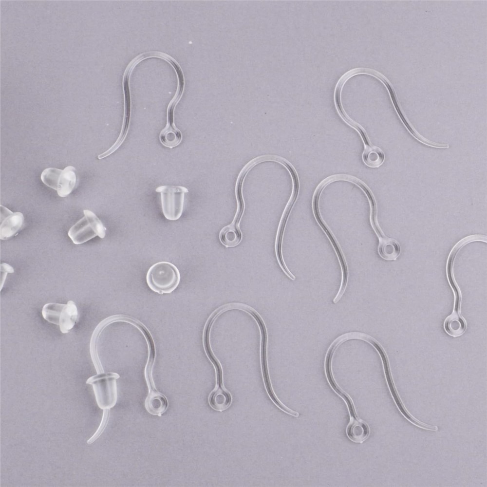 40pcs Clear Plastic Earring Ho - Jewelry Making Earrings recensie en prijs