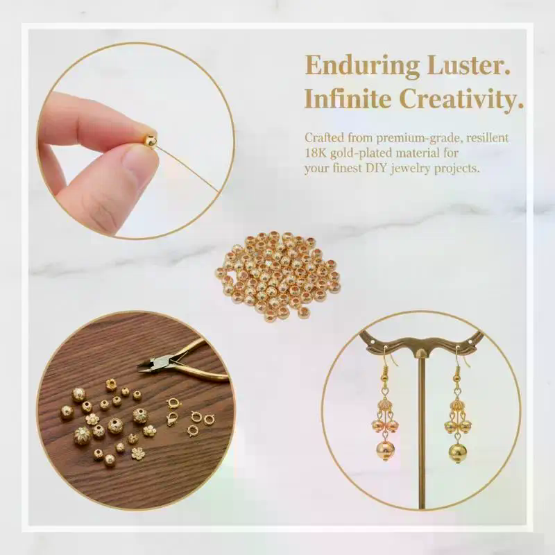 Shiny Gold Plated Faceted Spac - Jewelry Making Ideas With Beads recensie en prijs