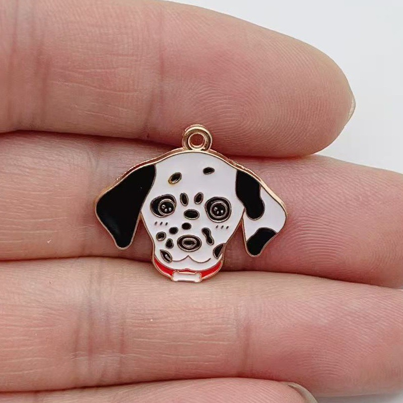12pcs cartoon pet spotted dog  - Jewelry Making Earrings recensie en prijs