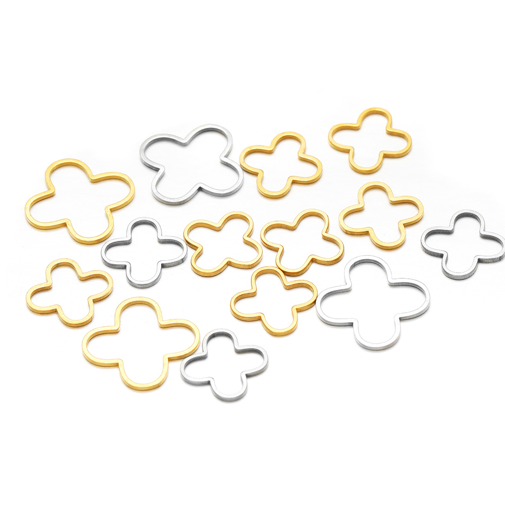 20/50pcs Four Leaf Flowers Cha - Jewelry Making Tools And Supplies recensie en prijs