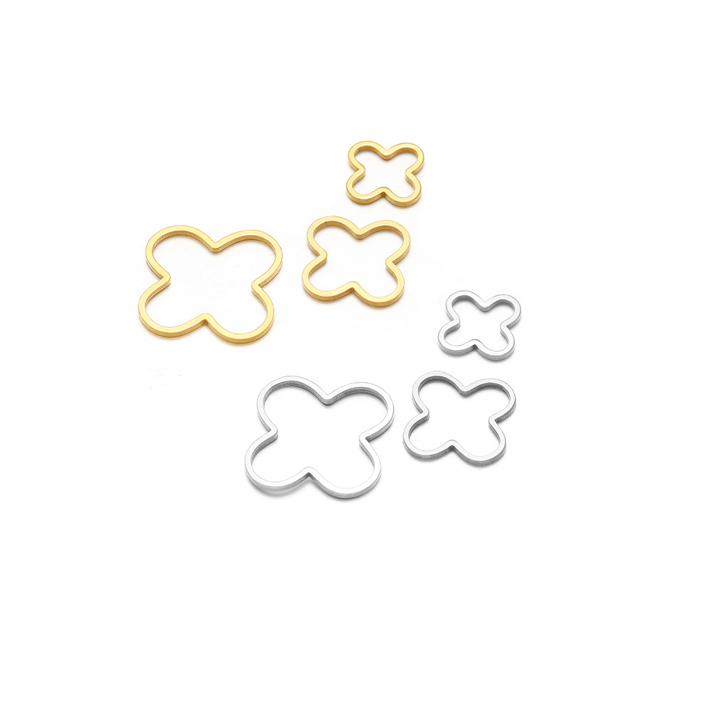 20/50pcs Four Leaf Flowers Cha - Jewelry Making Tools And Supplies recensie en prijs