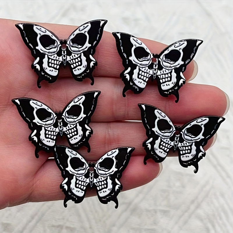 5/10Pcs Halloween Acrylic Skul - Jewelry Making Event recensie en prijs
