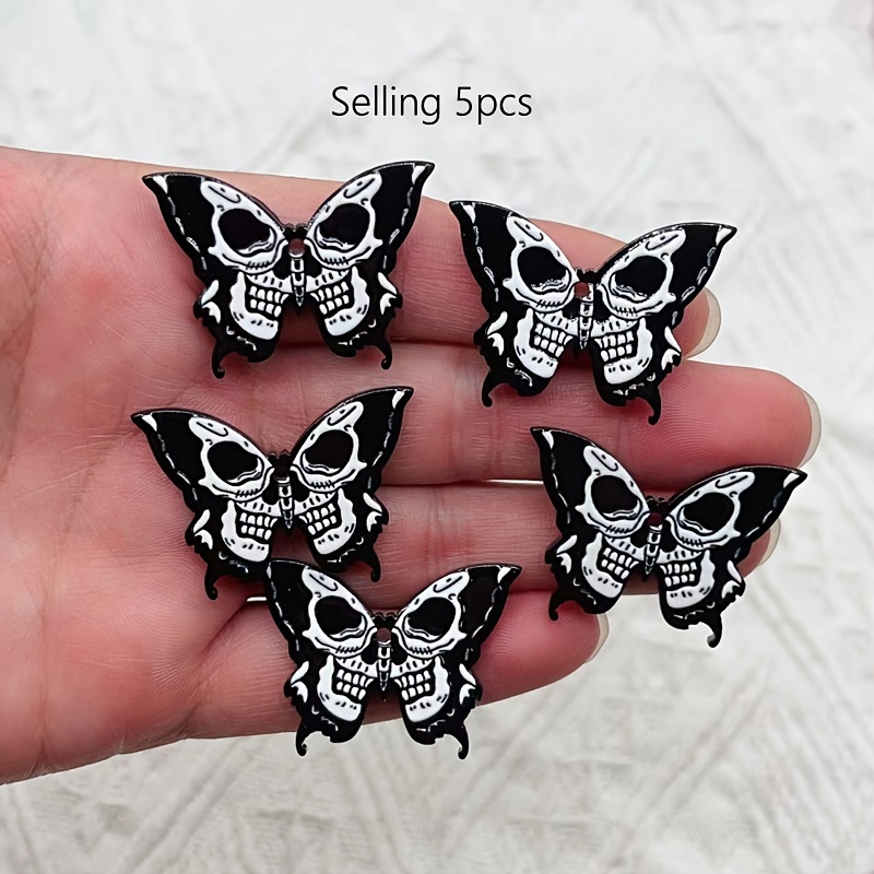 5/10Pcs Halloween Acrylic Skul - Jewelry Making Event recensie en prijs