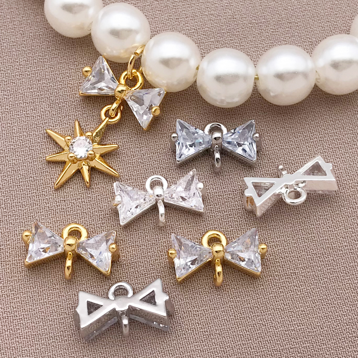 2/4/6pcs Wholesale 18k Gold Pl - Jewelry Making Materials Wholesale recensie en prijs