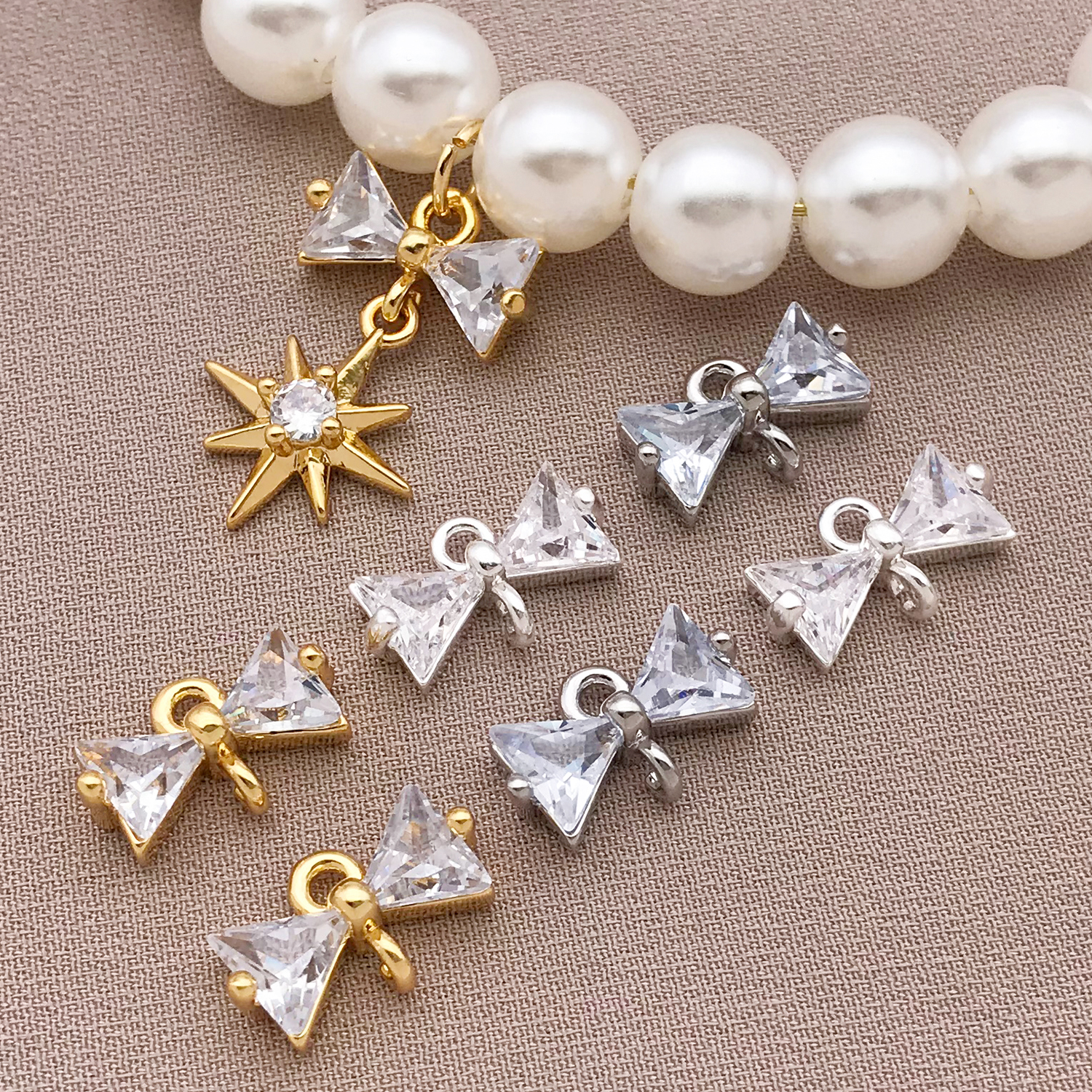 2/4/6pcs Wholesale 18k Gold Pl - Jewelry Making Materials Wholesale recensie en prijs
