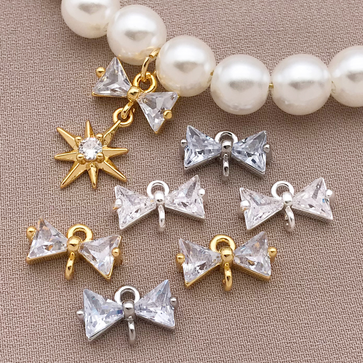 2/4/6pcs Wholesale 18k Gold Pl - Jewelry Making Materials Wholesale recensie en prijs