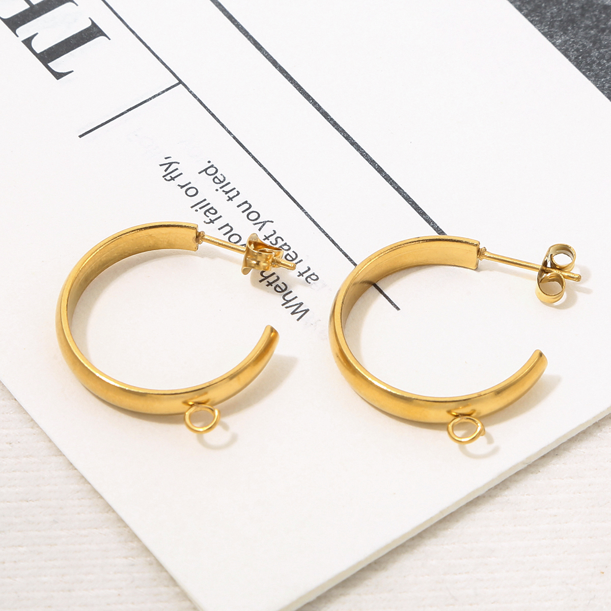 10pcs Stainless Steel Hooks C  - Jewelry Making Materials Wholesale recensie en prijs
