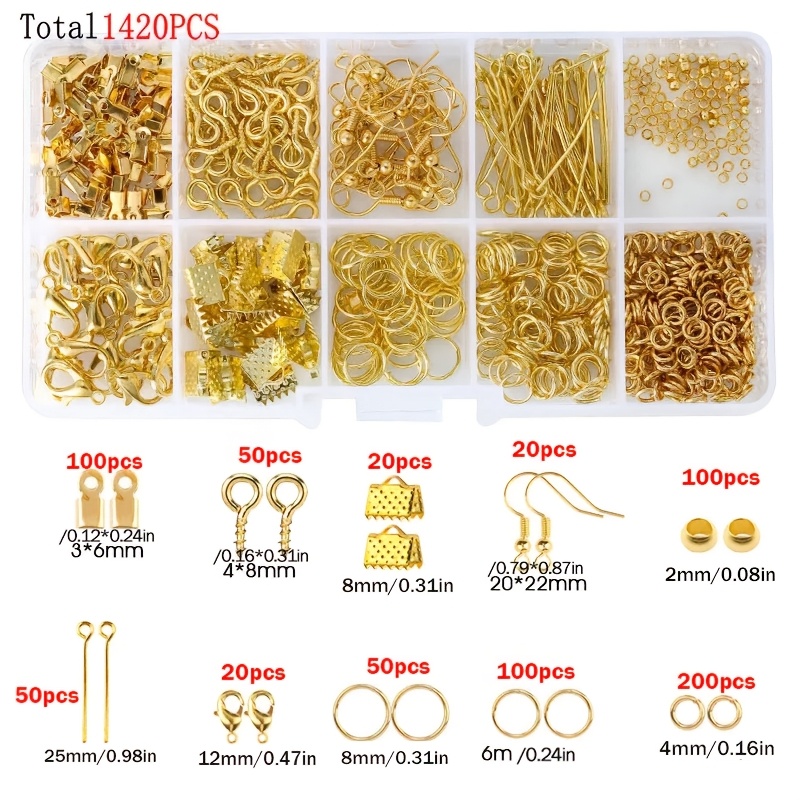 1420pcs 1box Jewelry Findings  - Jewelry Making Tools And Supplies recensie en prijs