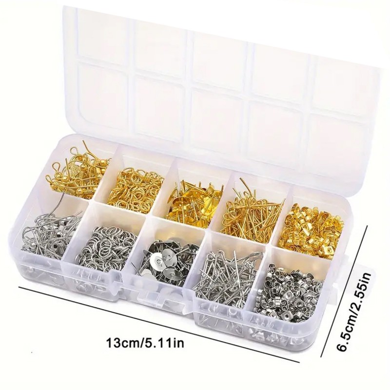 1 Set Box Ear Hook Single Loop - Jewelry Making Materials Wholesale recensie en prijs