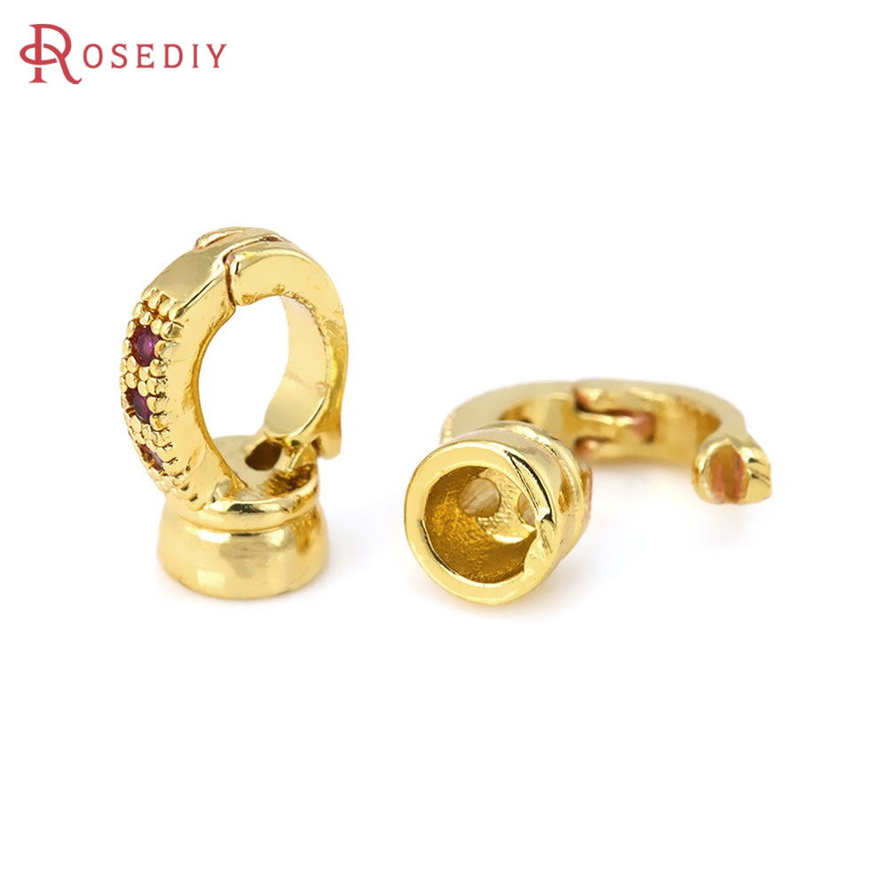 18K Gold Color Brass Zircon Co - Jewelry Making Tools And Supplies recensie en prijs