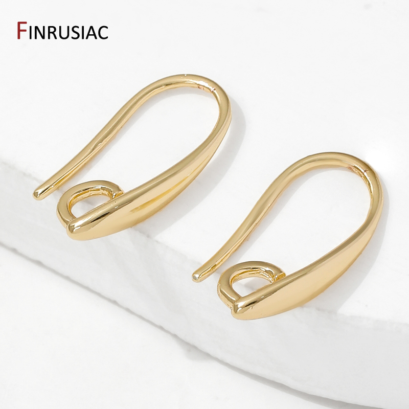 14K Gold Plated Brass Smooth E - Jewelry Making Earrings recensie en prijs