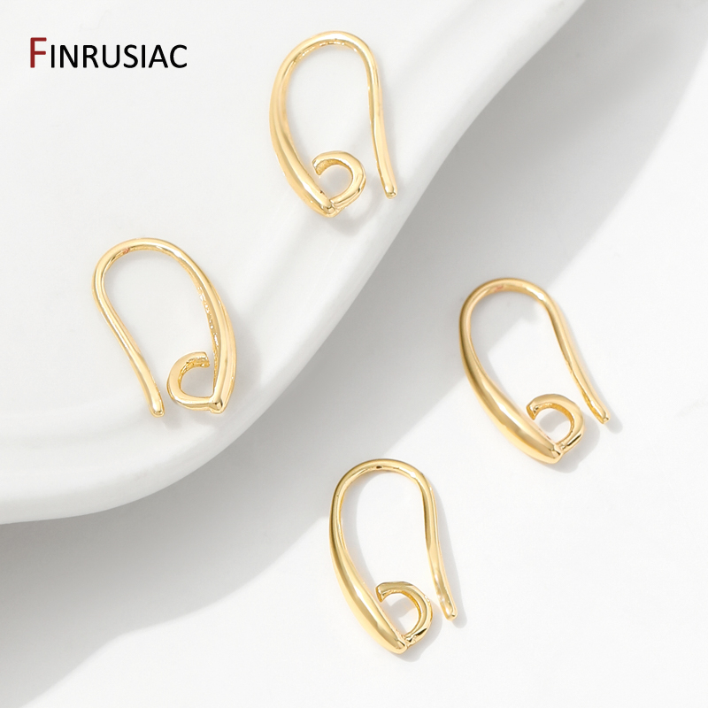 14K Gold Plated Brass Smooth E - Jewelry Making Earrings recensie en prijs