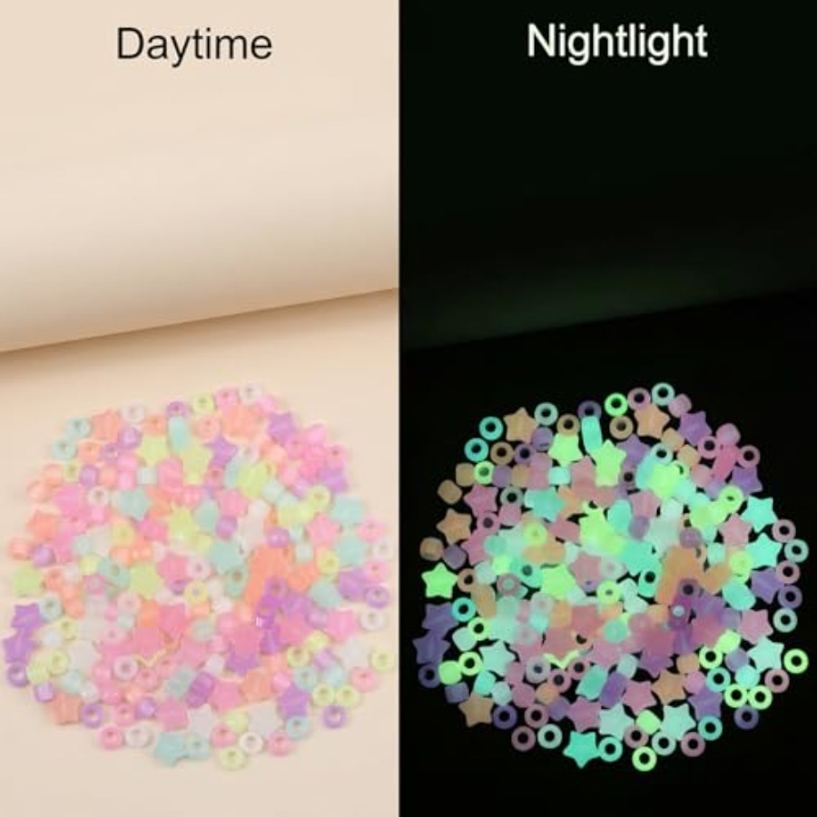 220 Pcs Glow in The Dark Beads - Jewelry Making For Birthday Party recensie en prijs